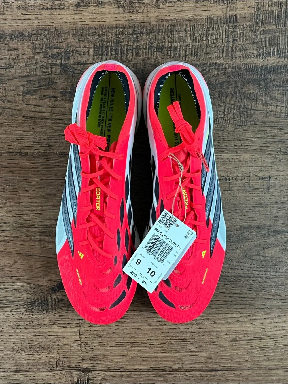 Adidas Predator Elite FG ‘Red White Black’ (size mens 9/wmns 10)